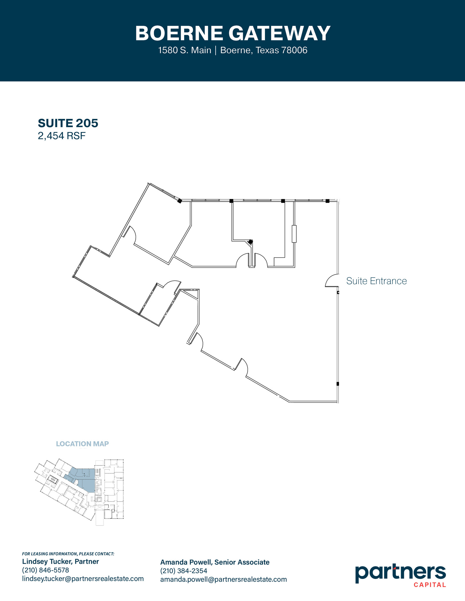 1580 S Main St, Boerne, TX à louer Plan d  tage- Image 1 de 1