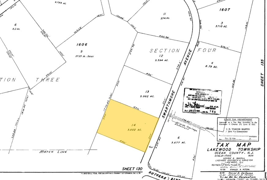 1970 Swarthmore Ave, Lakewood, NJ à louer - Plan cadastral - Image 2 de 6