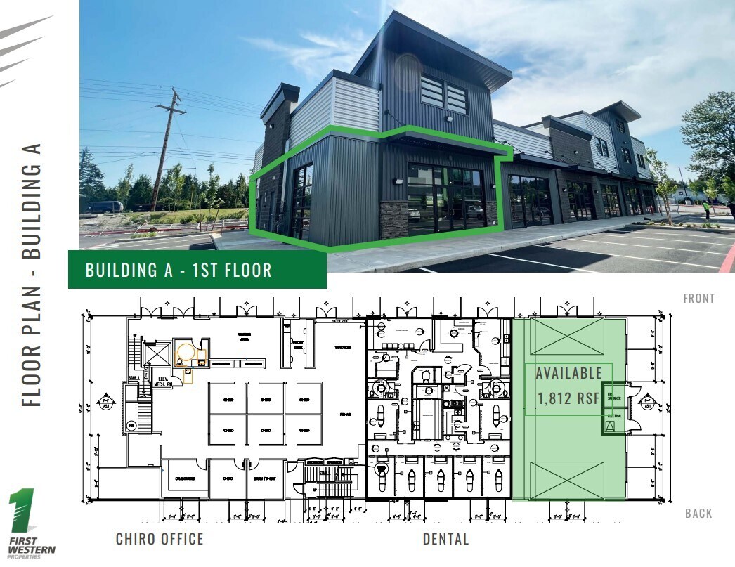 15610 SE 272nd St, Kent, WA à louer Plan d’étage- Image 1 de 2