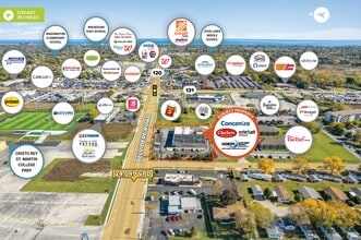 3035-3043 Belvidere Rd, Waukegan, IL - AÉRIEN  Vue de la carte