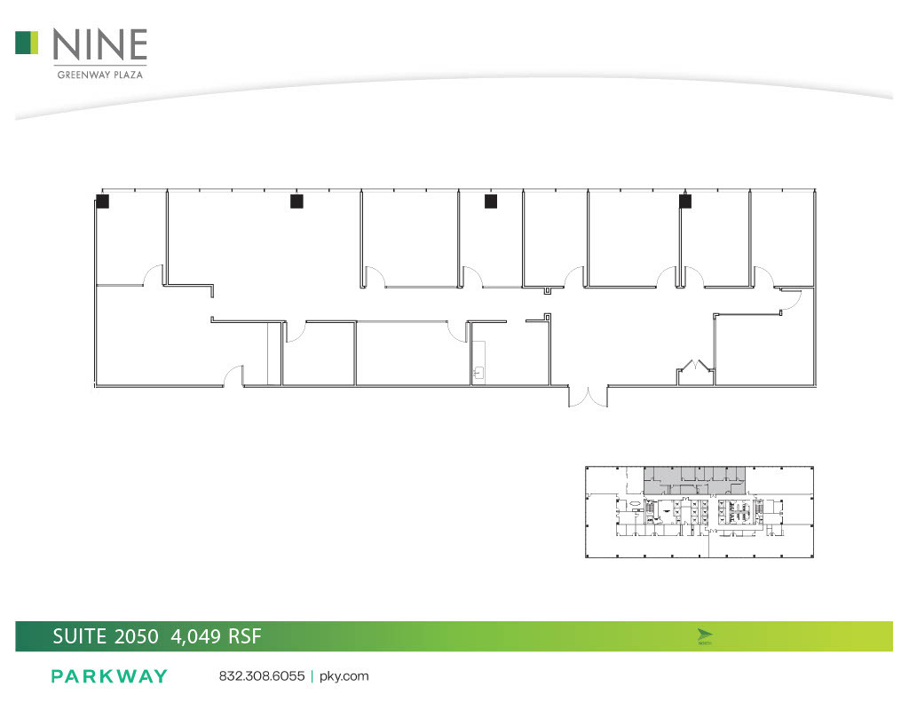 9 Greenway Plz, Houston, TX à louer Plan d  tage- Image 1 de 1