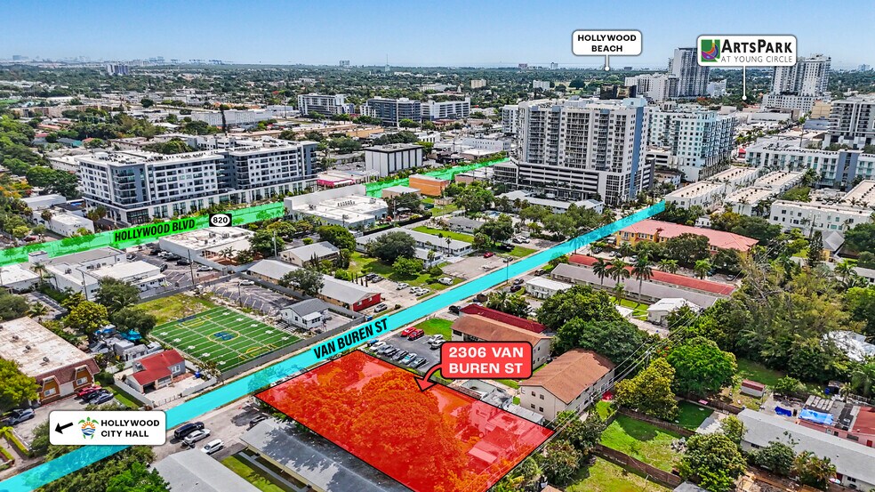 2306 Van Buren St, Hollywood, FL à vendre - Photo du bâtiment - Image 2 de 20