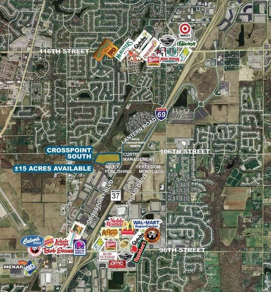 10600 N Crosspoint Blvd, Fishers, IN for sale - Aerial - Image 2 of 8