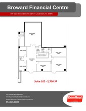 500 E Broward Blvd, Fort Lauderdale, FL à louer Plan d’étage- Image 1 de 1