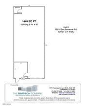 13000-13010 San Fernando Rd, Sylmar, CA for lease Floor Plan- Image 2 of 2