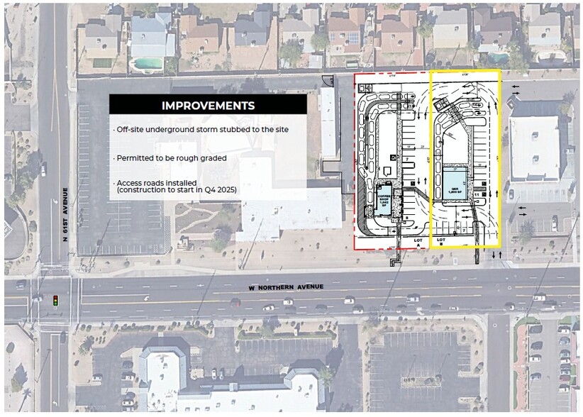 W/NWC 59th Ave and Northern Ave, Glendale, AZ à louer - Aérien - Image 2 de 2
