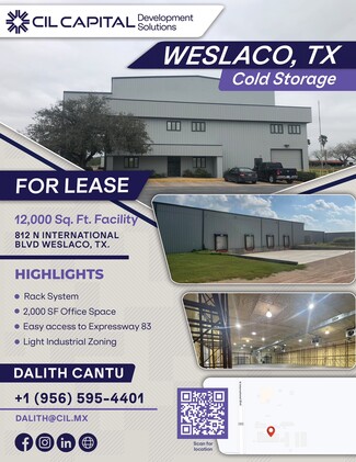 Plus de détails pour 812 N International Blvd, Weslaco, TX - Industriel à louer