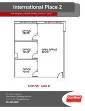 1580 Sawgrass Corporate Pky, Sunrise, FL for lease Floor Plan- Image 1 of 1