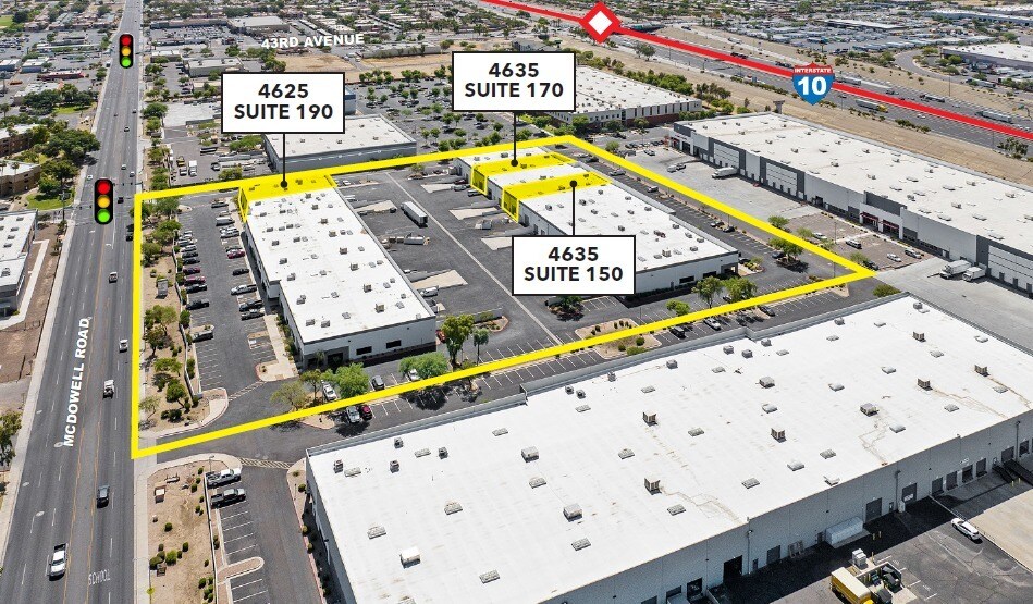 4625 W McDowell Rd, Phoenix, AZ à louer - Photo du bâtiment - Image 1 de 5