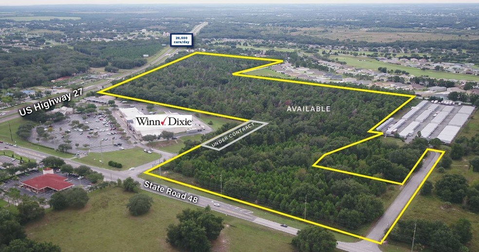 Hwy 27 S. at SR 48, Okahumpka, FL for sale - Aerial - Image 2 of 11