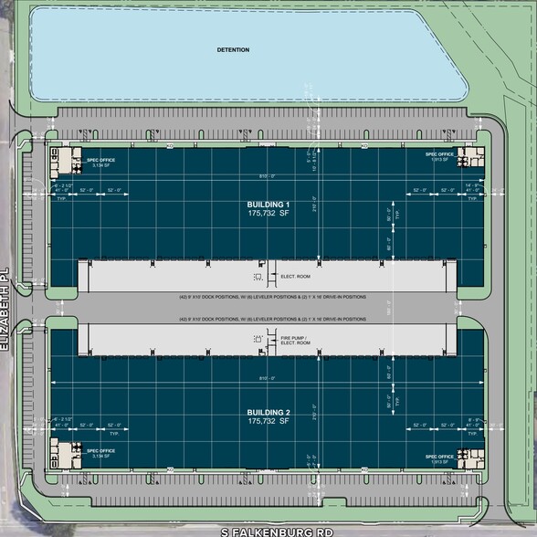 504-520 S Falkenburg Rd, Tampa, FL à vendre - Plan de site - Image 3 de 3