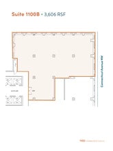 1100 Connecticut Ave NW, Washington, DC à louer Plan d’étage- Image 1 de 3