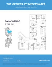 4675 Sweetwater Blvd, Sugar Land, TX à louer Plan d’étage- Image 2 de 2