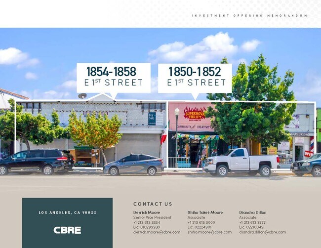 More details for Redevelopment Opportunity-1850 E. 1st St – Retail for Sale, Los Angeles, CA