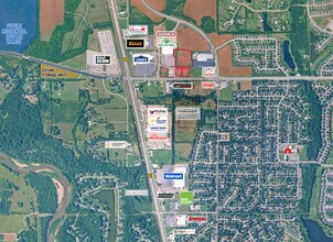 Buckner & 63rd St S, Derby, KS - Aérien  Vue de la carte