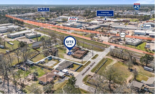 More details for 101 Silverdale Dr, Conroe, TX - Retail for Sale