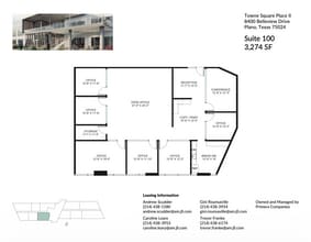 8560 Belleview Dr, Plano, TX for lease Floor Plan- Image 1 of 1