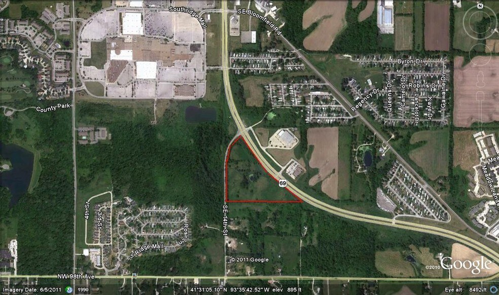 7401 SE 14th St, Des Moines, IA à vendre - Aérien - Image 3 de 5