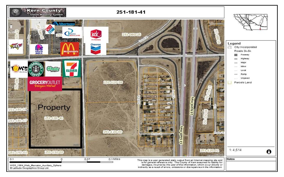 Rosamond Boulevard, Rosamond, CA for sale - Primary Photo - Image 1 of 1