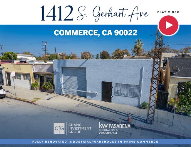 Plus de détails pour 1412 S Gerhart Ave, Commerce, CA - Industriel à louer