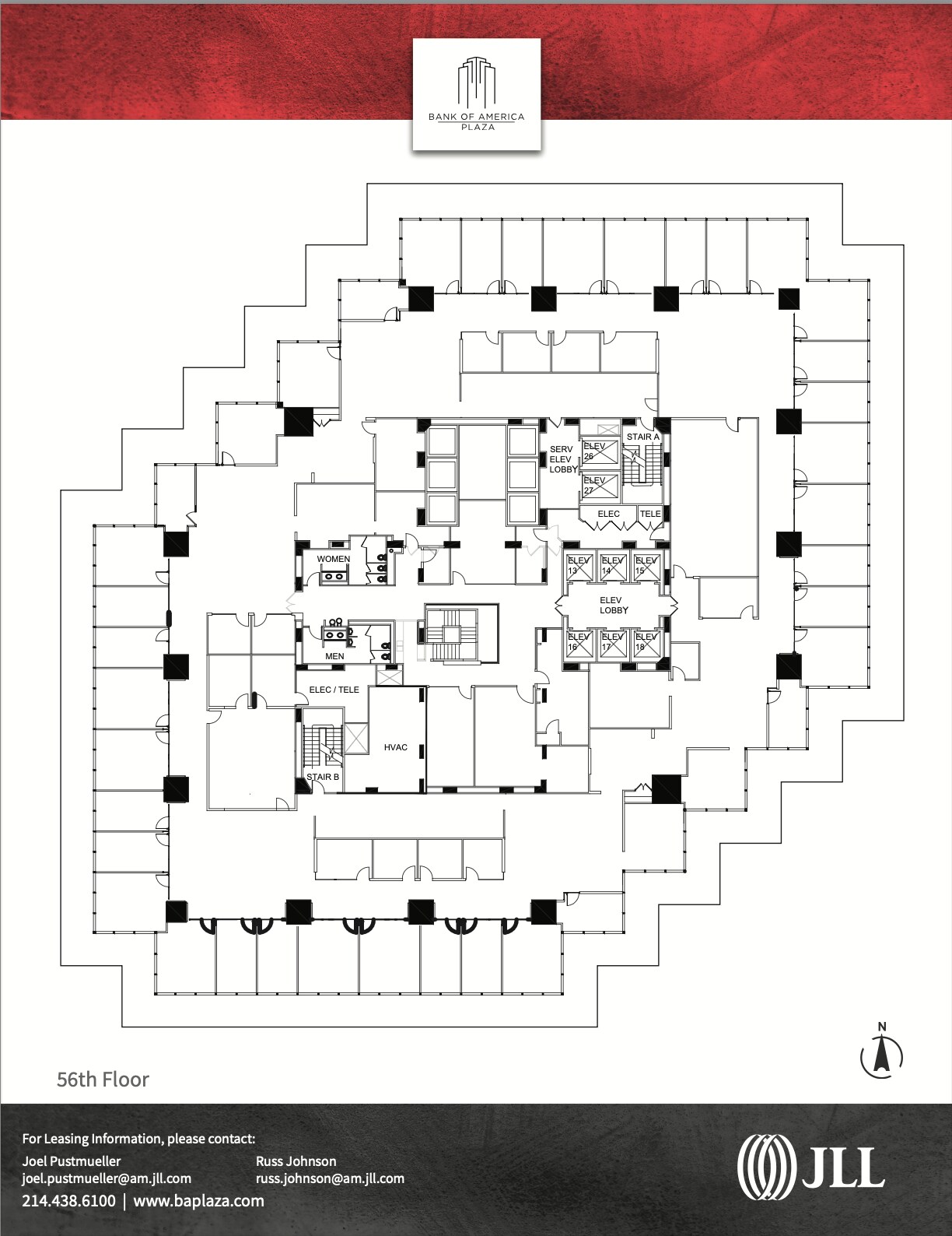 901 Main St, Dallas, TX à louer Plan d’étage- Image 1 de 1