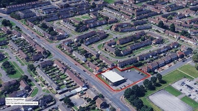 178 Catcote Rd, Hartlepool, RCC - Aerial map view