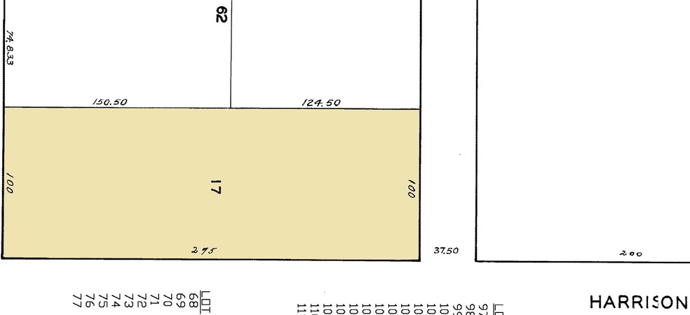 1098 Harrison St, San Francisco, CA à louer - Plan cadastral - Image 2 de 3