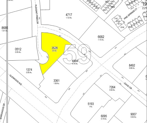 6904 Glenwood Ave, Raleigh, NC à louer - Plan cadastral - Image 2 de 2