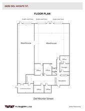 2661-2699 Del Monte St, West Sacramento, CA à louer Plan de site- Image 1 de 1