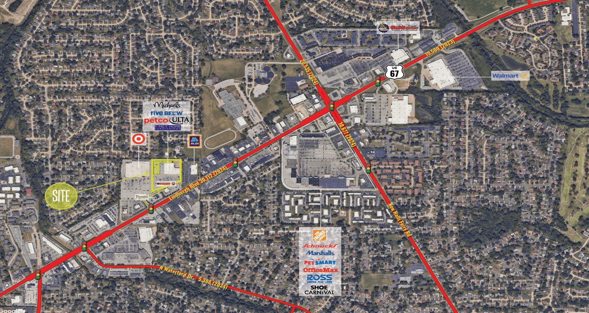 2393-2435 N Highway 67, Florissant, MO for lease Primary Photo- Image 1 of 8