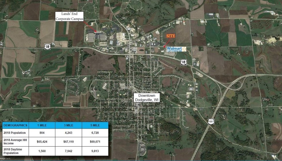 601 E Leffler St, Dodgeville, WI for sale - Aerial - Image 2 of 3