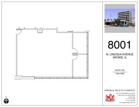 8001 Lincoln Ave, Skokie, IL for lease Site Plan- Image 1 of 4