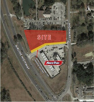 Plus de détails pour 16338 Airline Hwy, Prairieville, LA - Terrain à vendre
