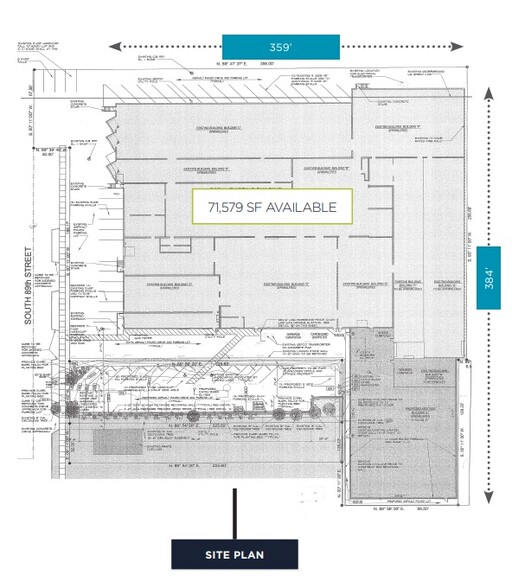 1900 S 89th St, Milwaukee, WI for sale - Site Plan - Image 3 of 5