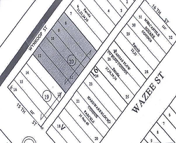 1520-1536 Wynkoop St, Denver, CO à louer - Plan cadastral - Image 2 de 11