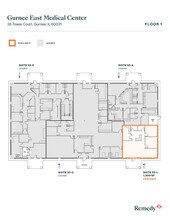 3 S Greenleaf Ave, Gurnee, IL à louer Plan d’étage- Image 1 de 1