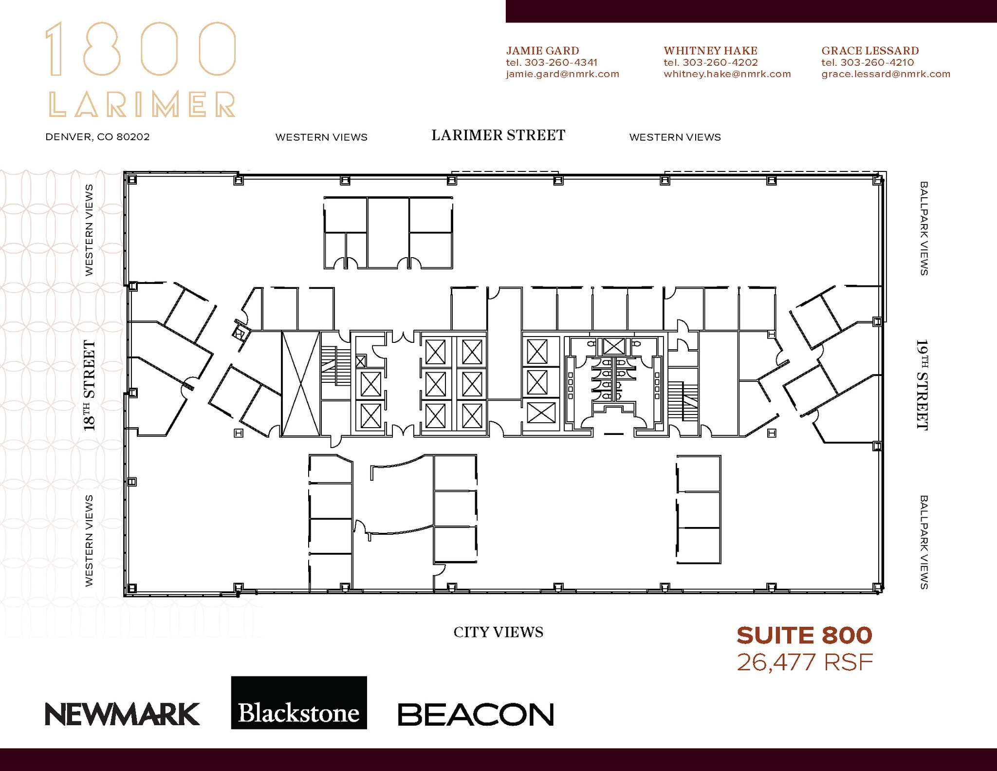 1800 Larimer St, Denver, CO à louer Plan d’étage- Image 1 de 1