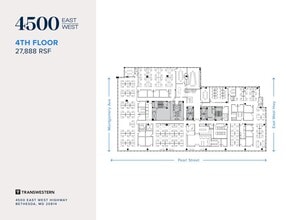 4500 East West Hwy, Bethesda, MD à louer Plan d’étage- Image 2 de 2