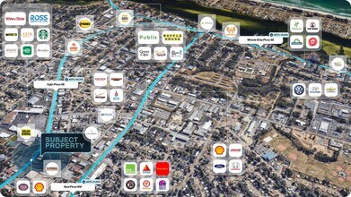 162 Eglin Pky, Fort Walton Beach, FL - AERIAL  map view