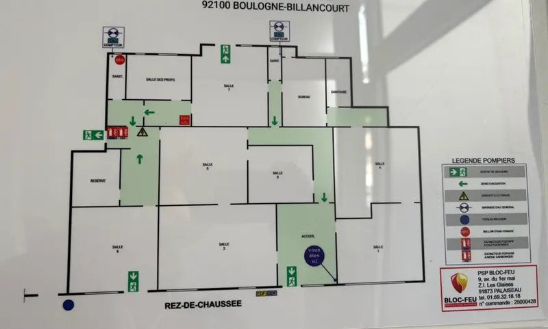 Commerce de détail dans Boulogne-Billancourt à louer - Plan d’étage - Image 3 de 8