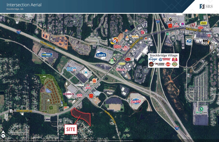 1024-1028 Highway 138 Southeast, Stockbridge, GA à vendre - Aérien - Image 2 de 4