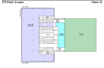 375 Park Ave, New York, NY à louer Plan d’étage- Image 1 de 2