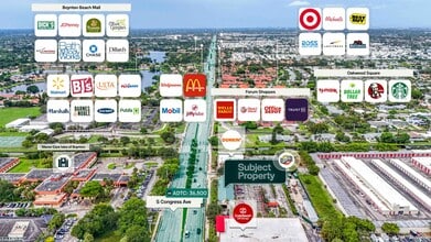 3008 S Congress Ave, Boynton Beach, FL - AERIAL  map view