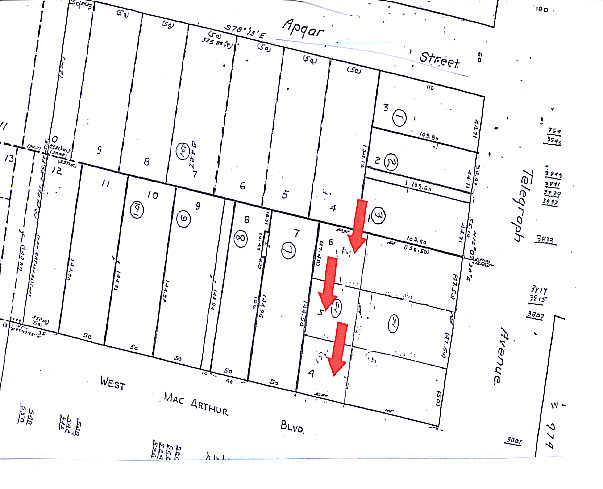 508-510 W MacArthur Blvd, Oakland, CA à vendre - Plan cadastral - Image 2 de 9