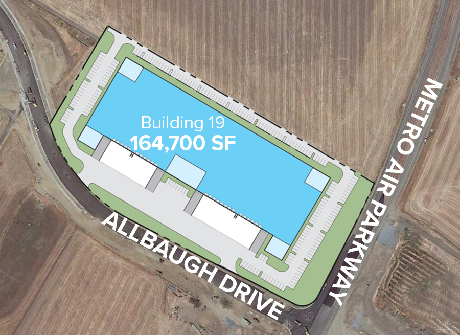 Metro Air Pky, Sacramento, CA à louer Plan de site- Image 1 de 2