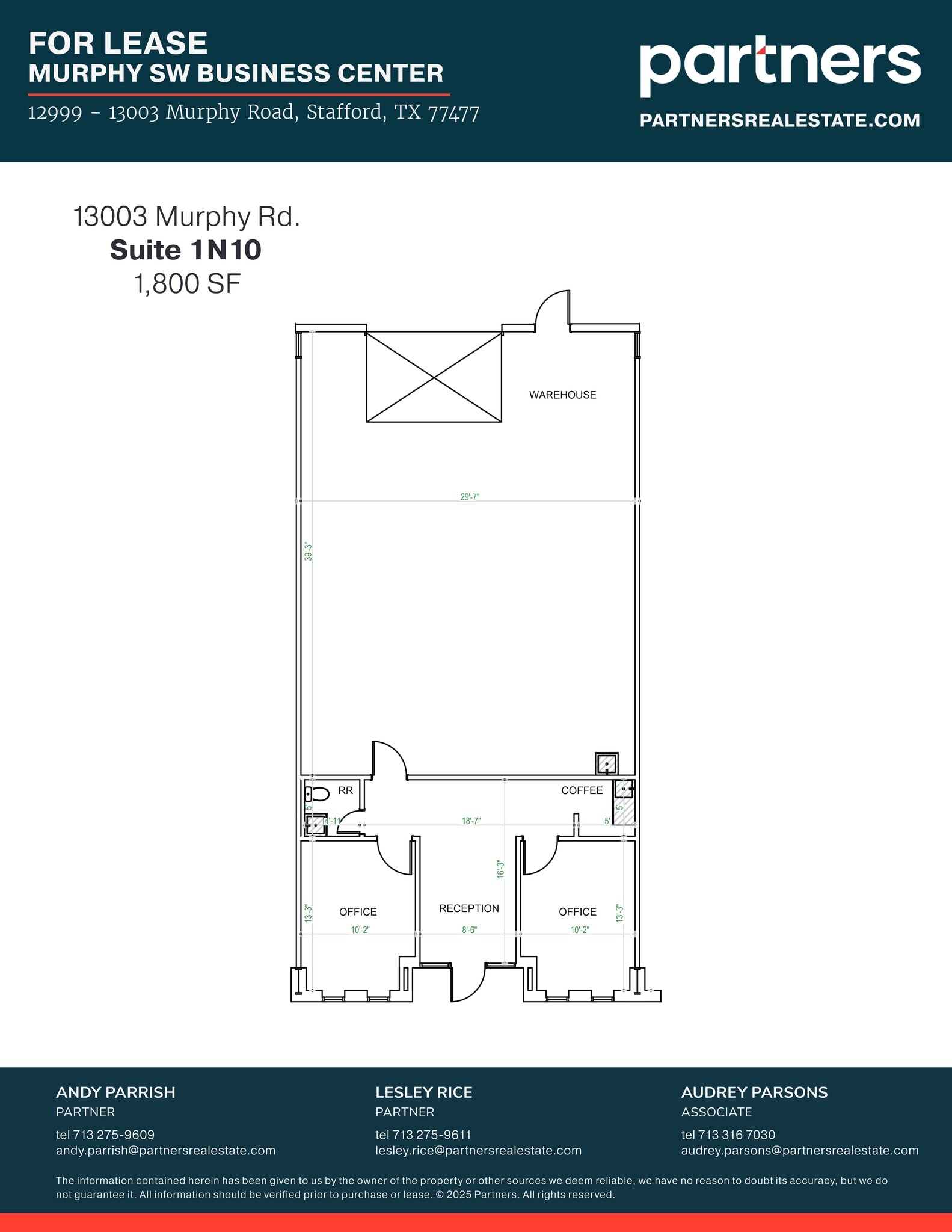 12999-13003 Murphy Rd, Stafford, TX for lease Site Plan- Image 1 of 1