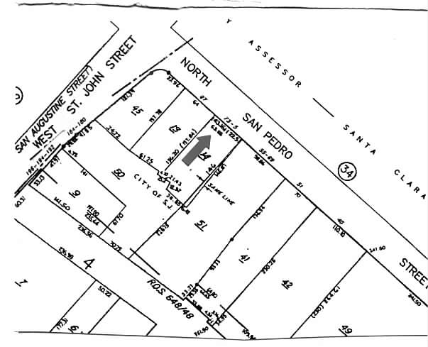 73 N San Pedro St, San Jose, CA à vendre - Plan cadastral - Image 2 de 3