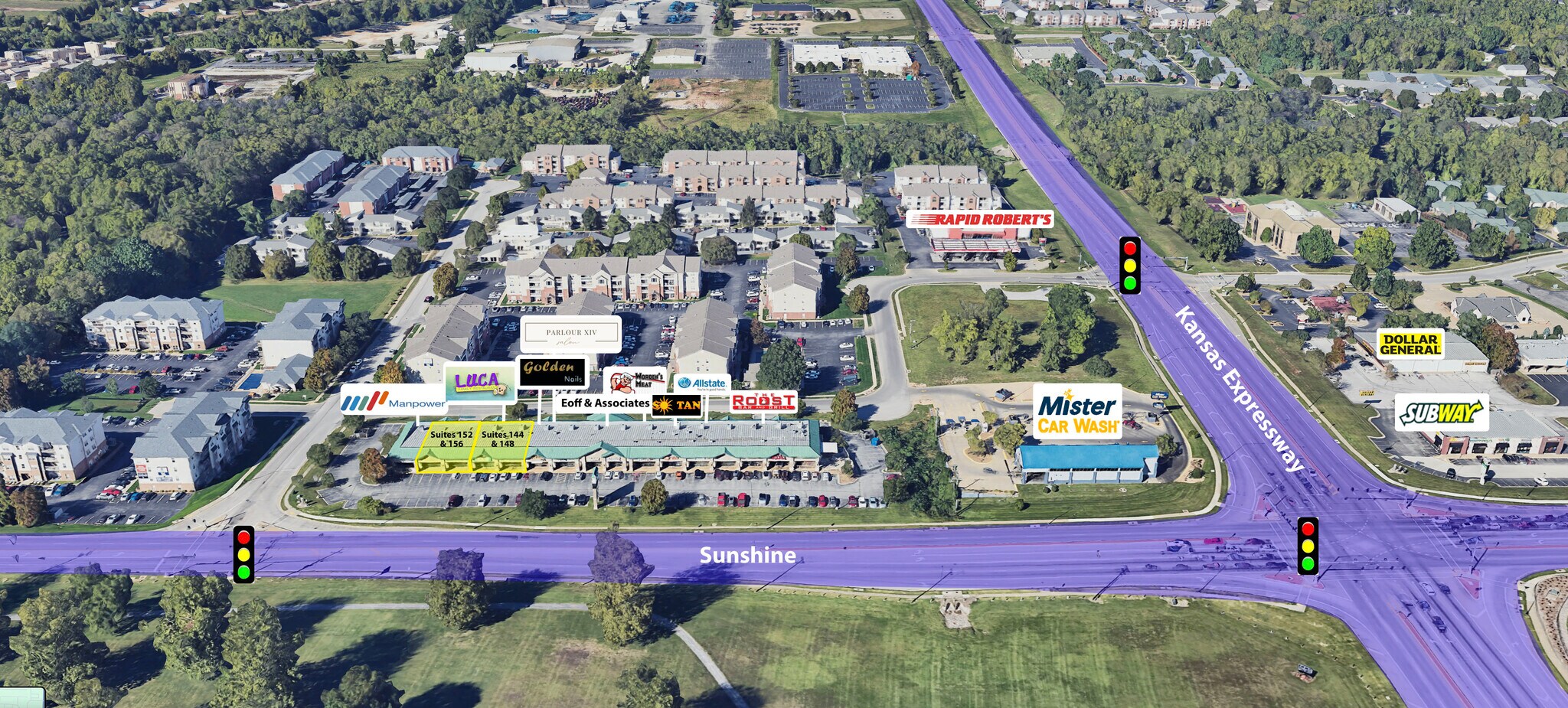 2025 W Sunshine, Springfield, MO for lease Building Photo- Image 1 of 11