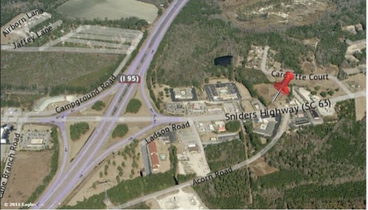 1198 N Sniders Hwy, Walterboro, SC for sale Plat Map- Image 1 of 8