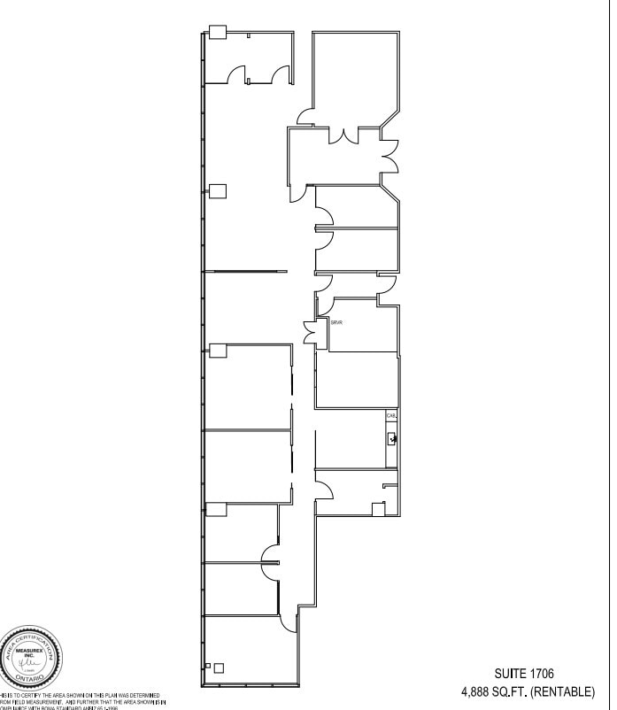 5000 Yonge St, Toronto, ON for lease Floor Plan- Image 1 of 1